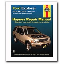 Show details of Haynes Ford Explorer and Mercury Mountaineer (2002 - 2003) Repair Manual.