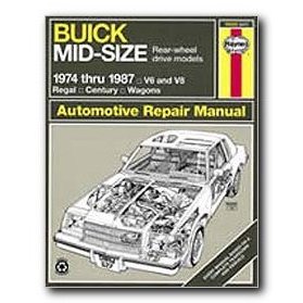 Show details of Haynes Buick Mid-size (RWD) (74 - 87) Repair Manual.