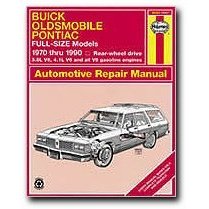 Show details of Haynes Buick Oldsmobile and Pontiac Full-size (RWD) (70 - 90) Manual.