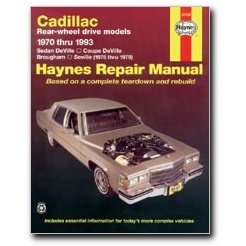 Show details of Haynes Cadillac Rear-wheel drive (70 - 93) Manual.