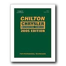 Show details of Chilton 2005 Chrysler Mechanical Service Manual.