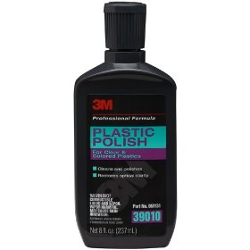 Show details of 3M Plastic Polish 39010, 8.0 oz Bottle.