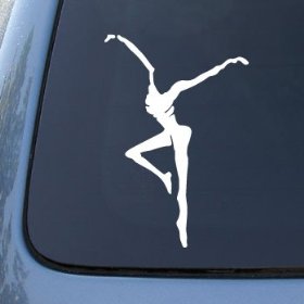 Show details of DAVE MATTHEW BAND DANCER ONLY - Decal Sticker #A1590 | Vinyl Color: White.