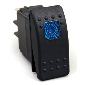 Show details of Daystar KU80011 20 Amp Blue Light Rocker Switch Kit.