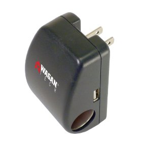 Show details of Cell Phone/PDA Traveler's Adapter with USB.