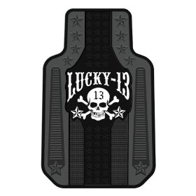 Show details of Front Floor Mat Set - Lucky 13 Grey.