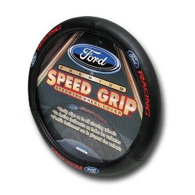 Show details of Ford Racing Style Premium Speed Grip Steering Wheel Cover.