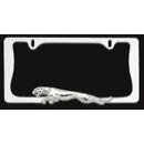 Show details of Jaguar / Panther Style License Plate Frame (Chrome Plated Metal).