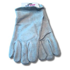 Show details of US Forge 99402 Welding Gloves Leather, Gray.