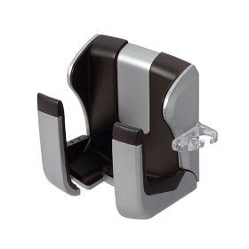 Show details of CARMATE HS141A Cell Phone/iPod Mini Holder Black/Silver.