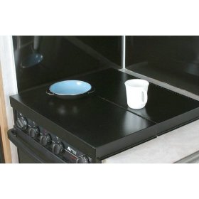 Show details of Camco 43554 Black RV Universal Fit Stove Top Cover.