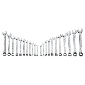 Show details of Stanley 92-716 SAE and MM Combination Wrench Set, 22-Piece.