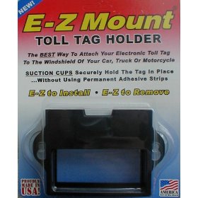 Show details of Toll Tag Holder, EZ Pass, I-Pass, C-Pass, Palmetto, Smart Tag, Fast Lane - 4 Colors - Free S/H.
