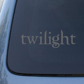 Show details of TWILIGHT LOGO - Edward Cullen Vinyl Decal Sticker #1655 | Vinyl Color: Silver.