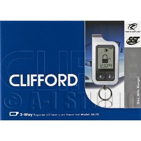 Show details of Clifford 50.7X Security alarm + Remote start.