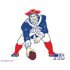 Show details of New England Patriots Old Logo Ultra Decal.