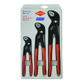 Show details of Knipex 002006S1 3-Piece Cobra Pliers Set (7-Inch, 10-Inch, & 12-Inch).