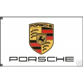 Show details of PORSCHE CARRERA GT CAYENNE CAYMAN 911 944 928 DEALER FLAG BANNER.