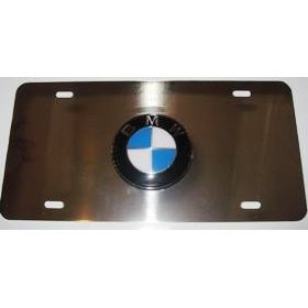 Show details of BMW Logo Chrome License Plate..