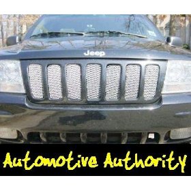 Show details of Jeep Grand Cherokee Chrome Mesh Grille Insert 99-03.