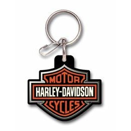 Show details of PlastiColor 4179 Harley-Davidson Logo Plastisol Key Chain.